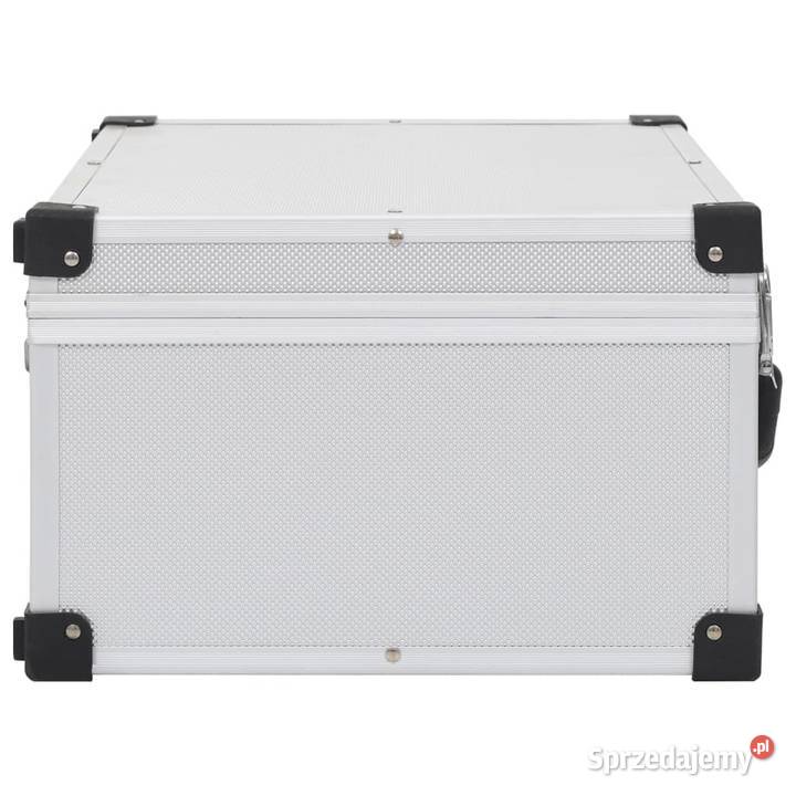 vidaXL Walizka na 60 płyt CD aluminiowa ABS Warszawa sprzedam