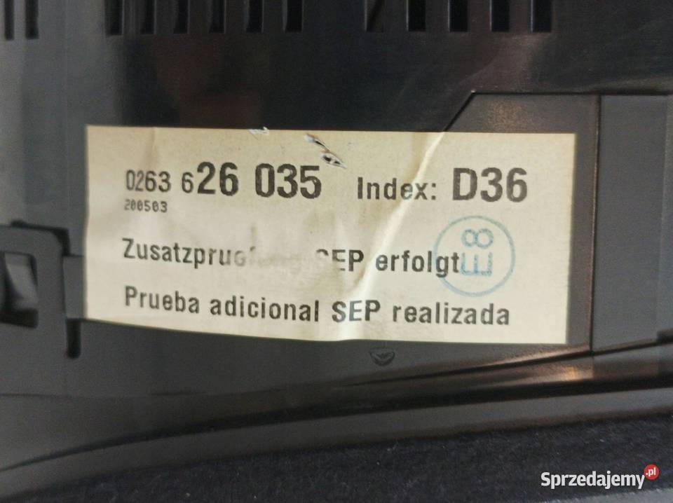 LICZNIK 8E0920900R 0263626035 19 D 130 Audi A4