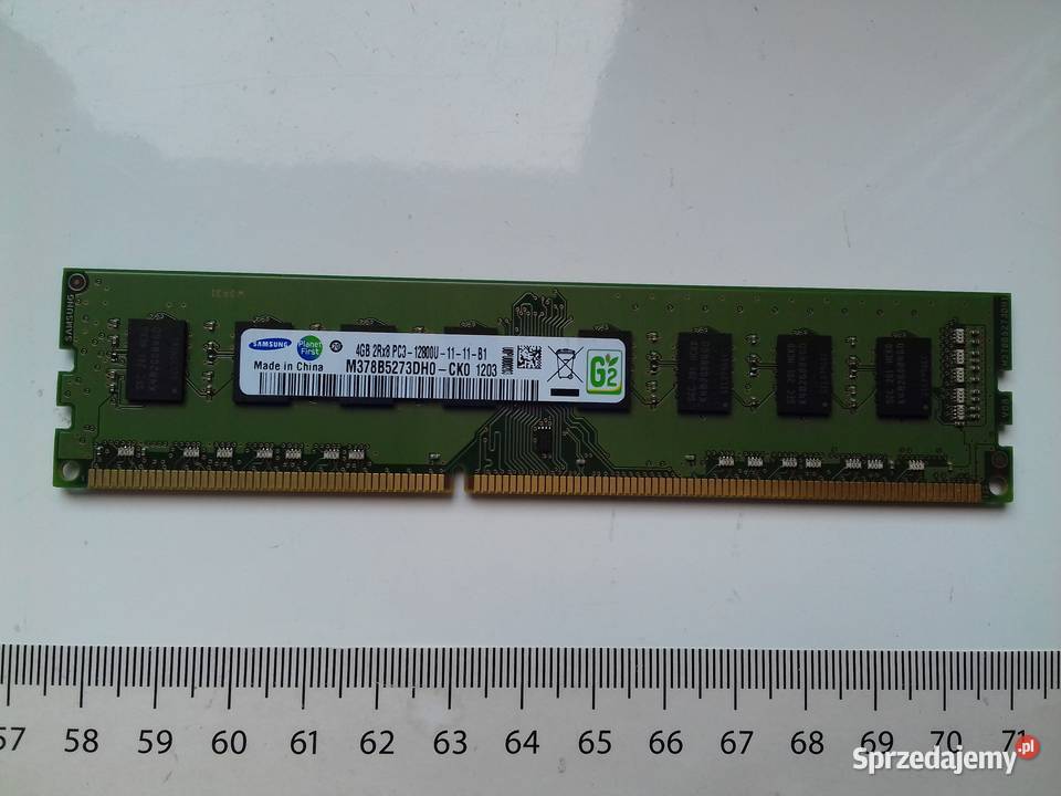 Samsung DDR3 4GB 1600MHz PC3 12800U DIMM używana kujawsko-pomorskie Bydgoszcz sprzedam