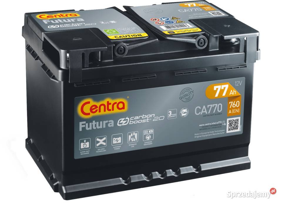 Akumulator samochodowy CENTRA FUTURA 12V 77Ah Motoryzacja Szczecin