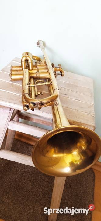 Mosiężna trąbka blaszane Instrumenty dęte małopolskie Kraków