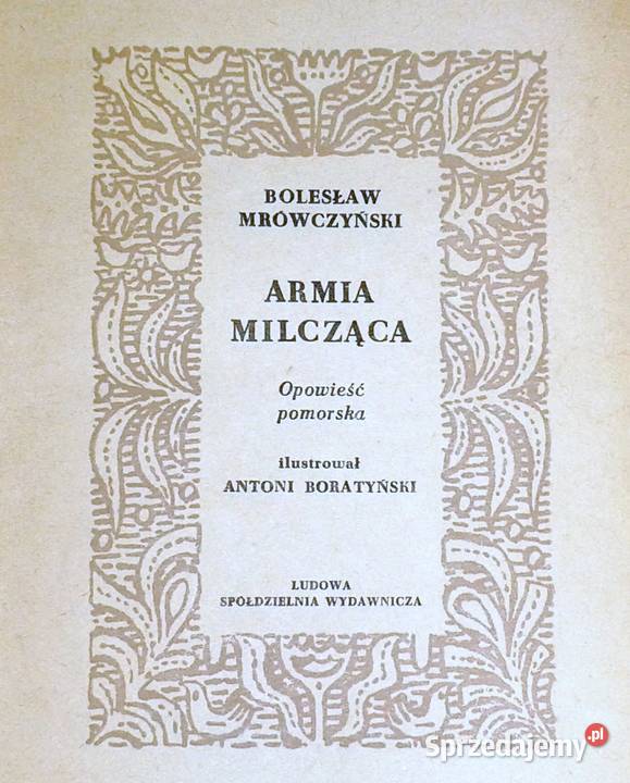 Armia milcząca Opowieść pomorska Bolesław Chełm sprzedam