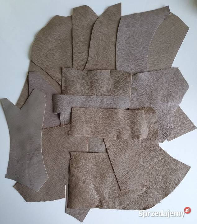 Skóra 493 g Licowa Włoska średnie i małe kawałki