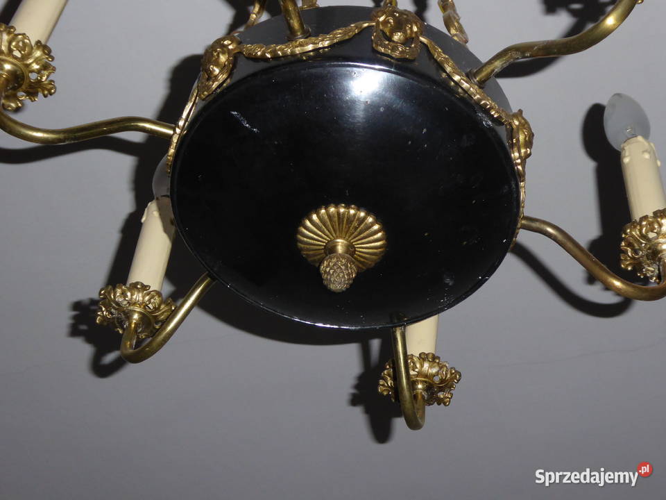 MOSIĘŻNY STYLOWY ŻYRANDOL Lampy Ostróda
