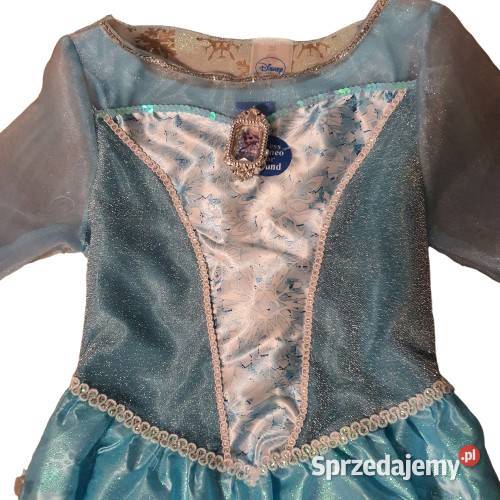 strój frozen elza 78 lat 122 kostium suknia Częstochowa