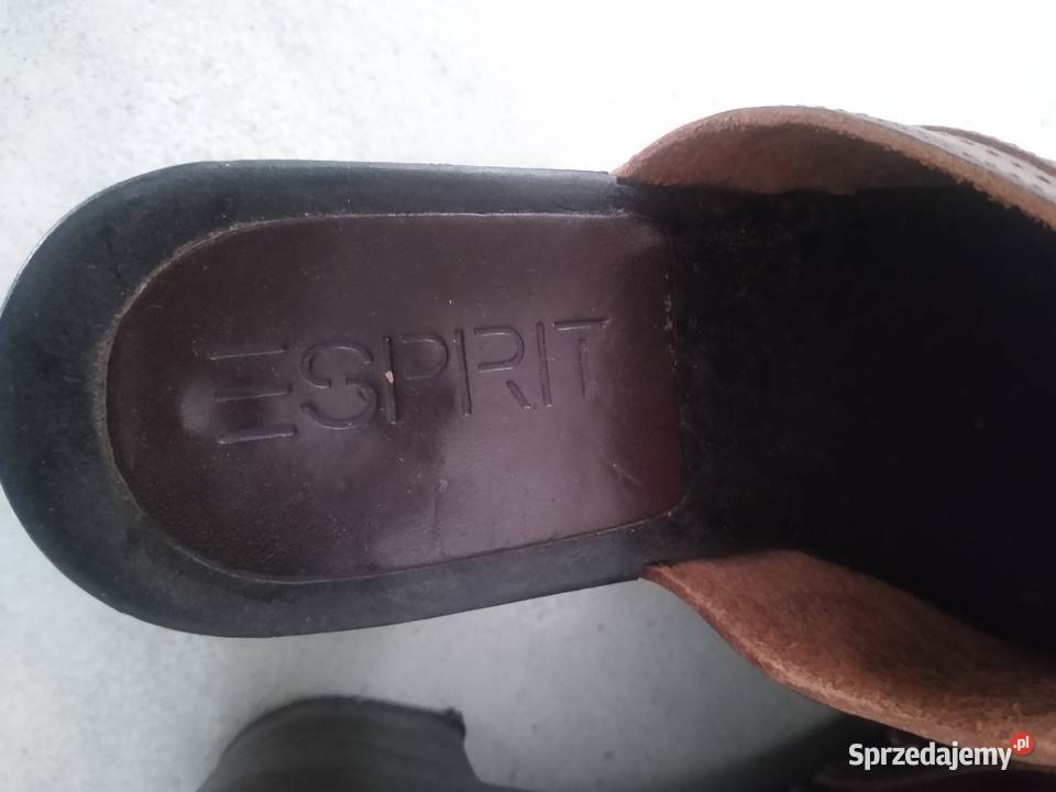 Esprit hodaki drewniaki damskie brązowe 37 kujawsko-pomorskie Kruszwica