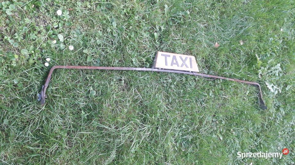 stary emblemat kogut TAXI z PRLu poprzeczka Warszawa sprzedam
