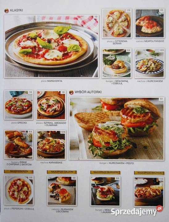 Pizze burgery i nachos Carla Bardi Notatnik Lublin sprzedam