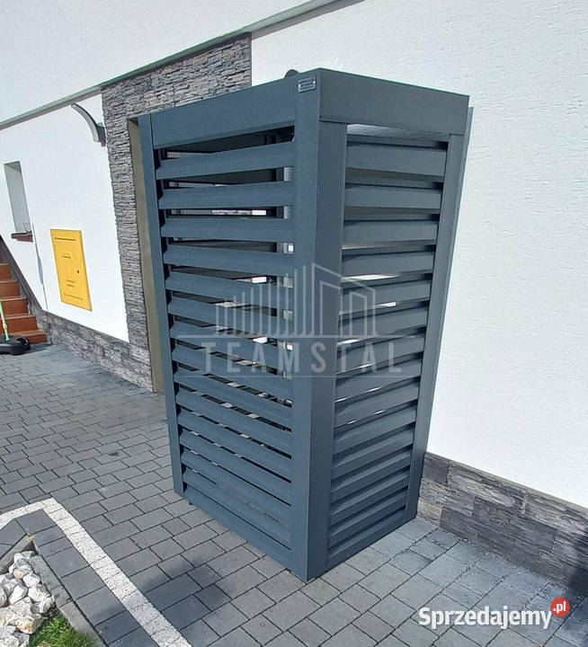 Osłona pompy ciepła 90x50x180 antracyt TS577 łódzkie Rawa Mazowiecka