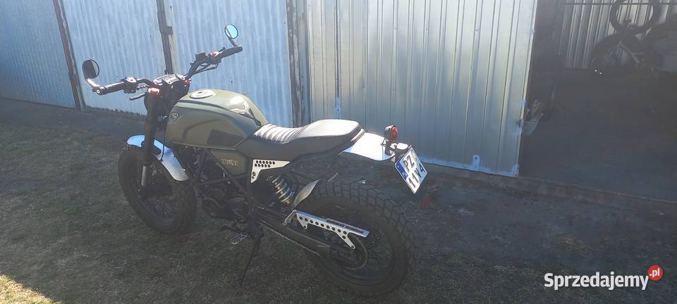 Zipp scrambler 125cc niski przebieg kat B 2985km Bydgoszcz
