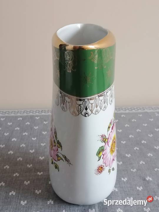 Duży Owalny Wazon Karolina 1980 Wałbrzych