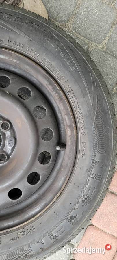 Opony z felgami 18565 14 Letnie 185 Samochodowe Byszyce