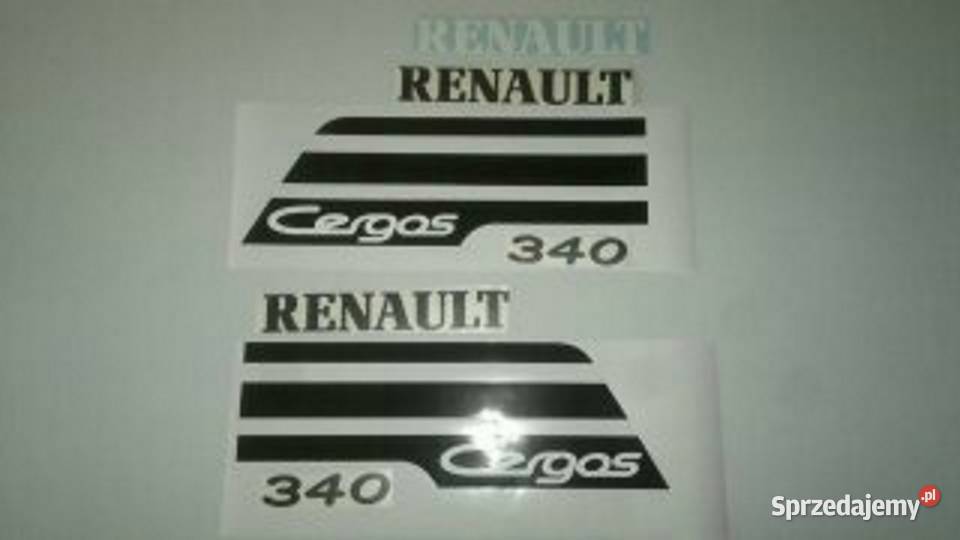 Naklejki na traktor Renault Cergos 355 340 350 Wola Wiewiecka