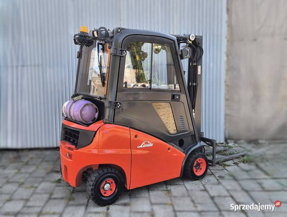 Linde H16 TRIPLEX wolny skok KABINA 4 sekcje regulowane widły Rybnik