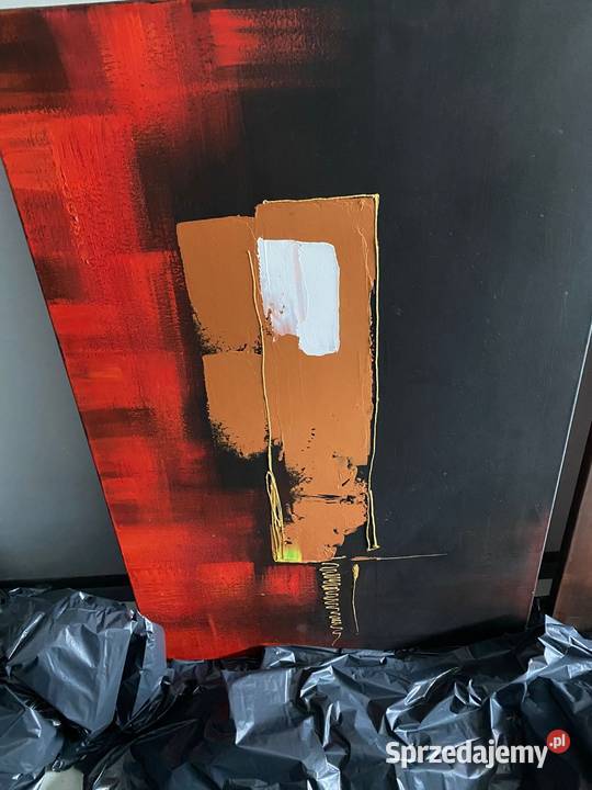 Obraz nowiczesny sygnowany lubuskie Nowa Sól