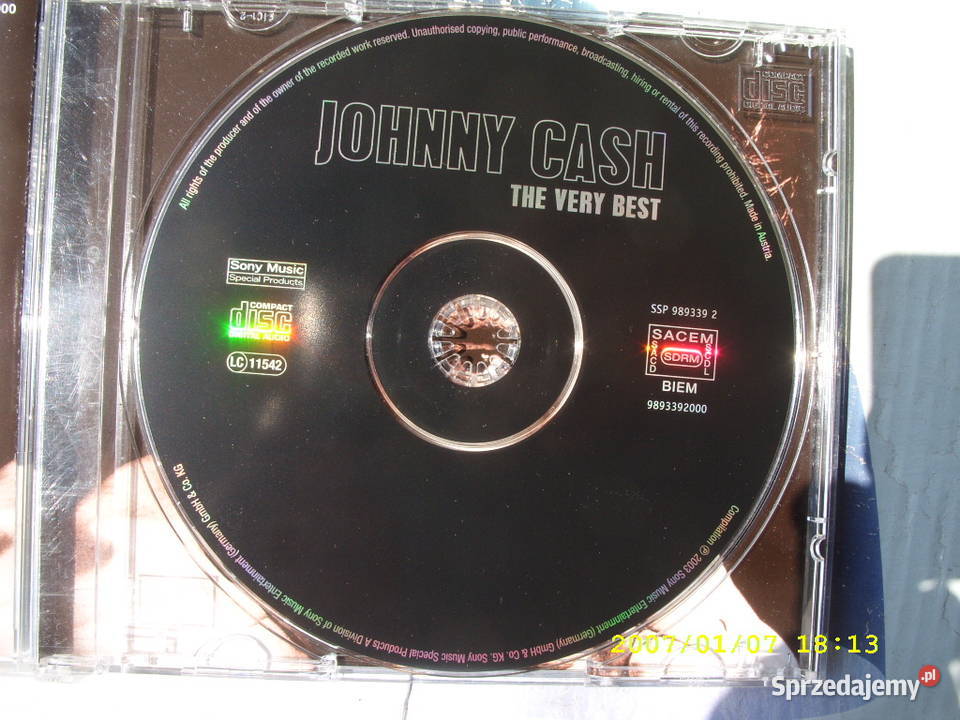 COUNTRY CD JOHNT CASHTHE VERY BEST country dolnośląskie Wołów