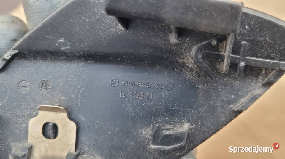 MERCEDES GLE W166 AMG ZAŚLEPKA HAKA ZDERZAKA TYŁ śląskie Ruda Śląska