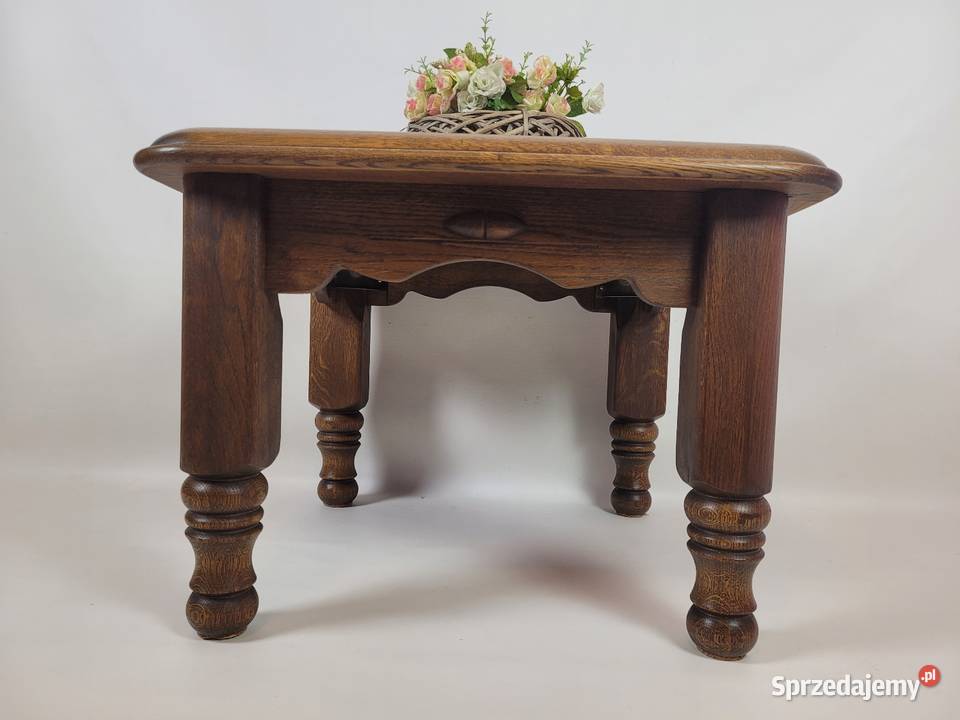 Dębowy stolik kawowy 70cm Białogard