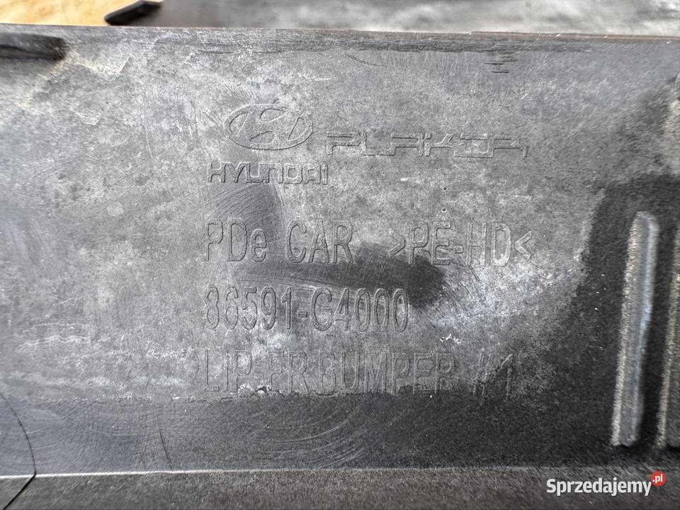 Spoiler hokej dolny zderzaka przód hyundai i30 Sieraków