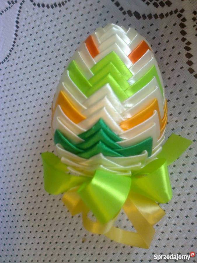 jajko styropianowe ze wstążki wys 13 Nowy Sącz