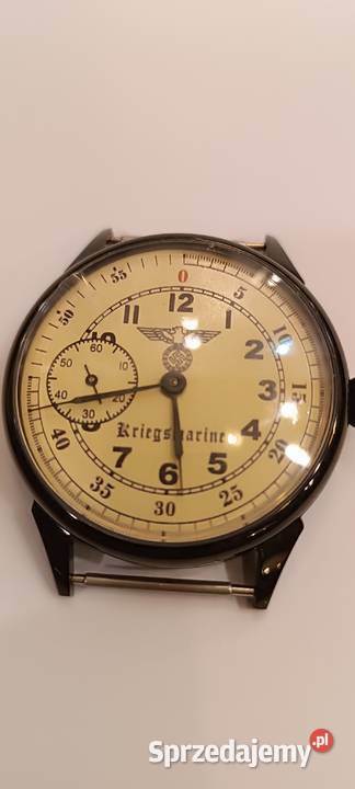 Wojskowy zegarek oficerski Kriegsmarine III Męskie Kraków sprzedam