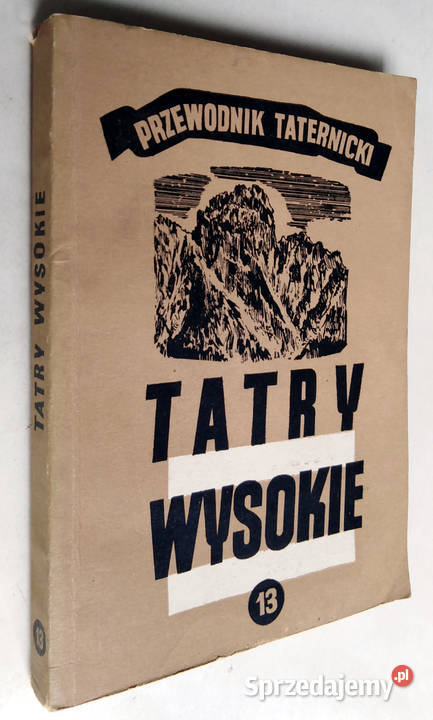 Tatry Wysokie WH Paryski Przewodnik taternicki Książki i Podręczniki Limanowa