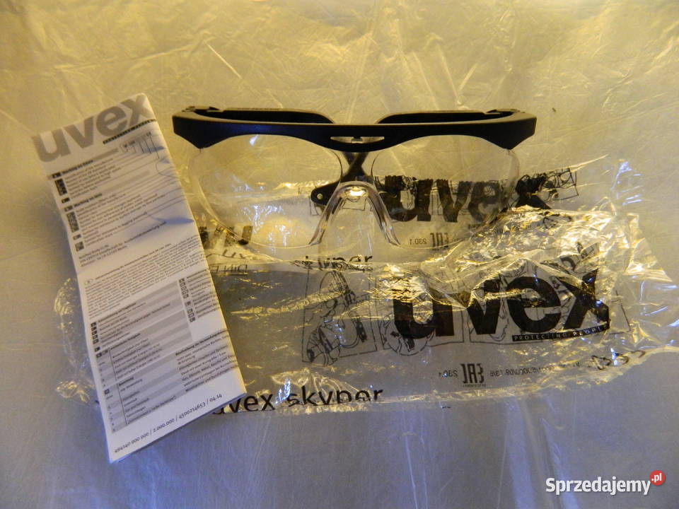 Okulary ochronne Uvex nowe 12sztuk