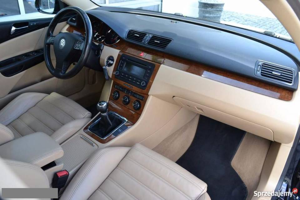 Do sprzedania Volkswagen Passat czarny aluminiowe felgi Nowa Wieś Rzeczna