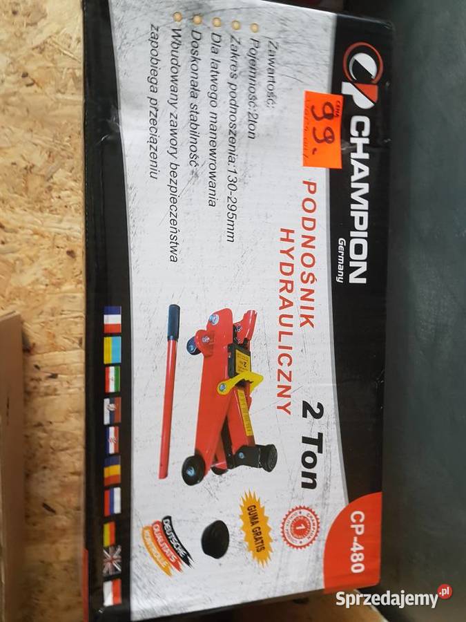 PODNOŚNIK HYDRAULICZNY CHAMPION 2 tony 130295mm olejowy  Głogowa