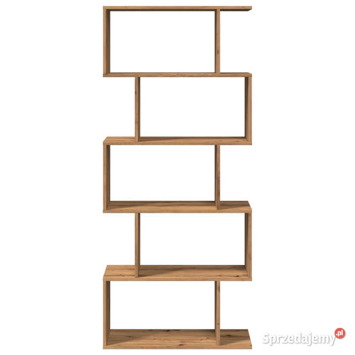 Regał przegroda 5 poziomów dąb artisan 70x24x161 Warszawa