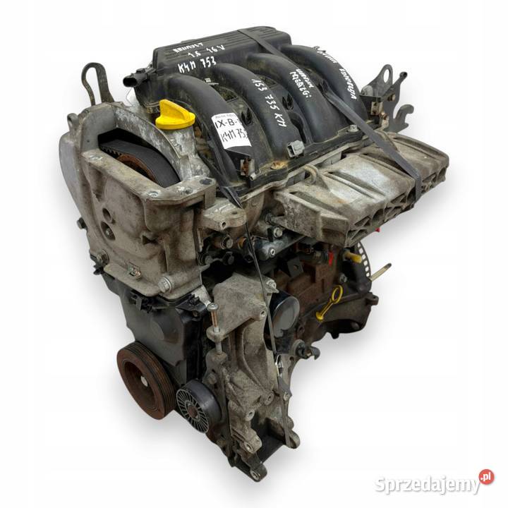 SILNIK K4M753 Renault Kangoo 16 16V 95 benzyna lubelskie sprzedam