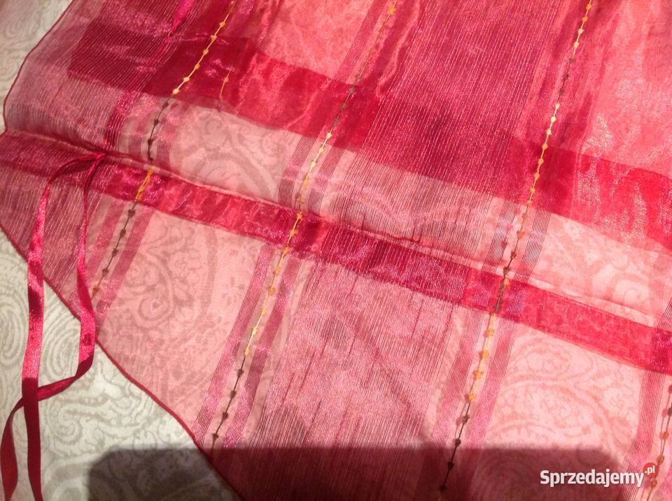 Firanka Rzymska Czerwona Firany Nowa Sól