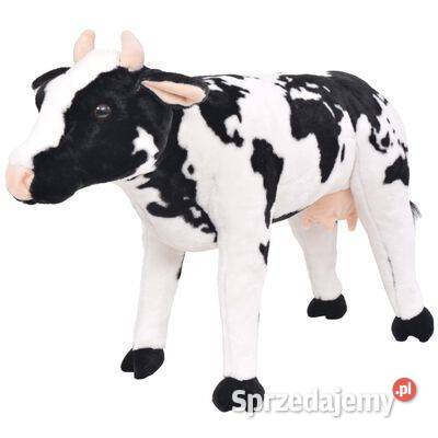 vidaXL Pluszowa krowa stojąca czarnobiała Pokój dziecięcy Warszawa