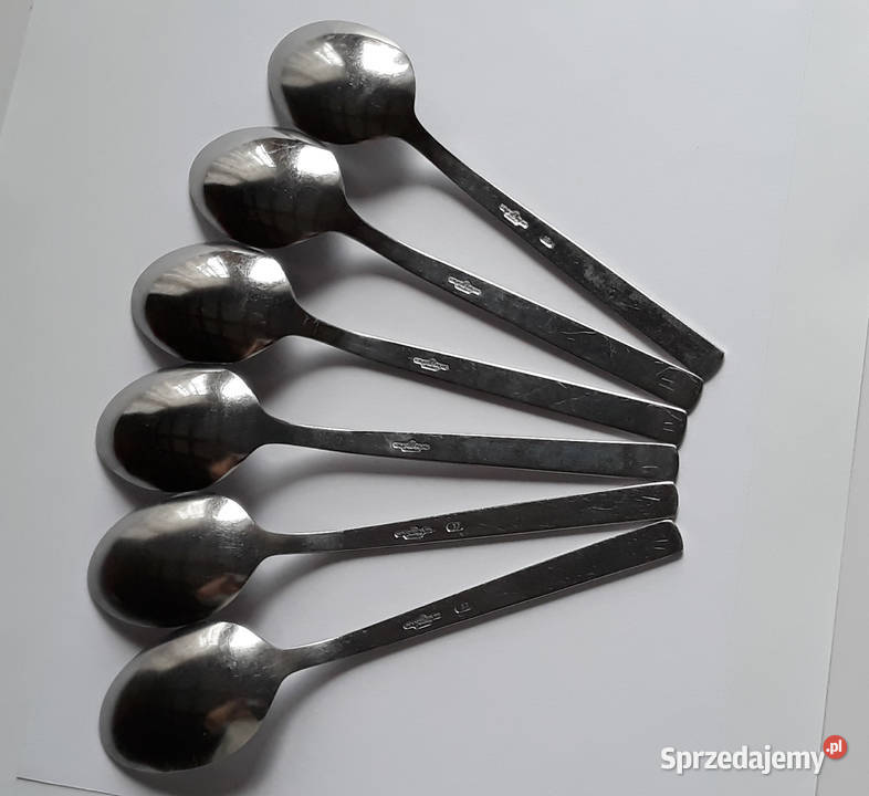 Łyżki obiadowe 2 KONWALIE Gerlach sztućce PRL Dąbrowa Górnicza sprzedam