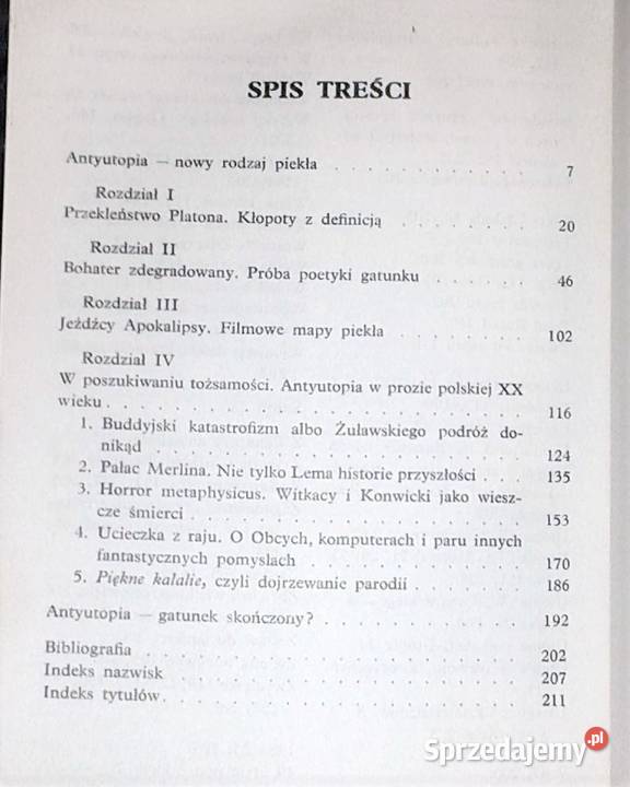 Siódmy krąg piekła Antyutopia w literaturze i miękka Chełm sprzedam