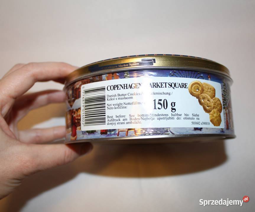 Jacobsens duńskie ciasteczka maślane puszka Stare Miasto