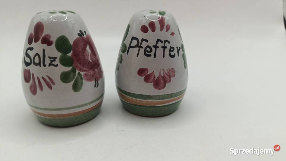 Ceramiczny zestaw na sól i pieprz ręcznie Pozostałe