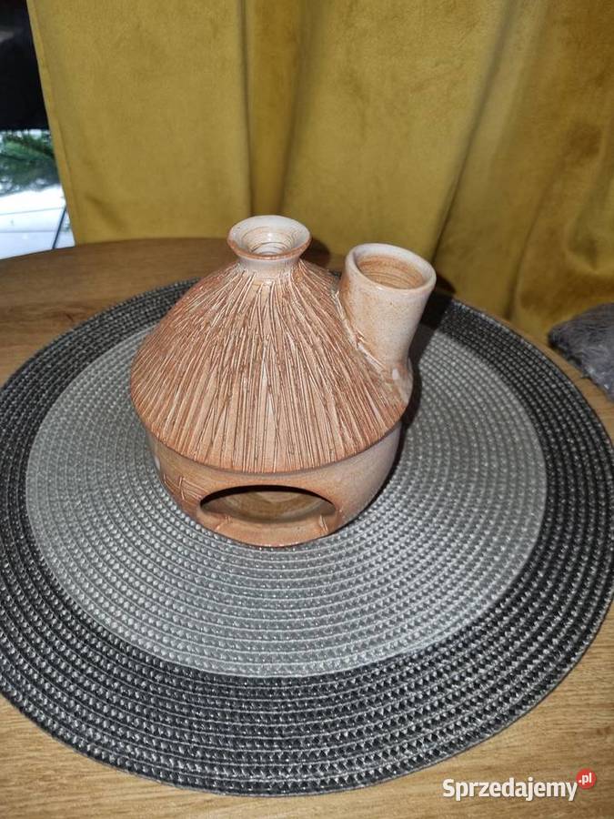 Kominek świecznik ceramiczny