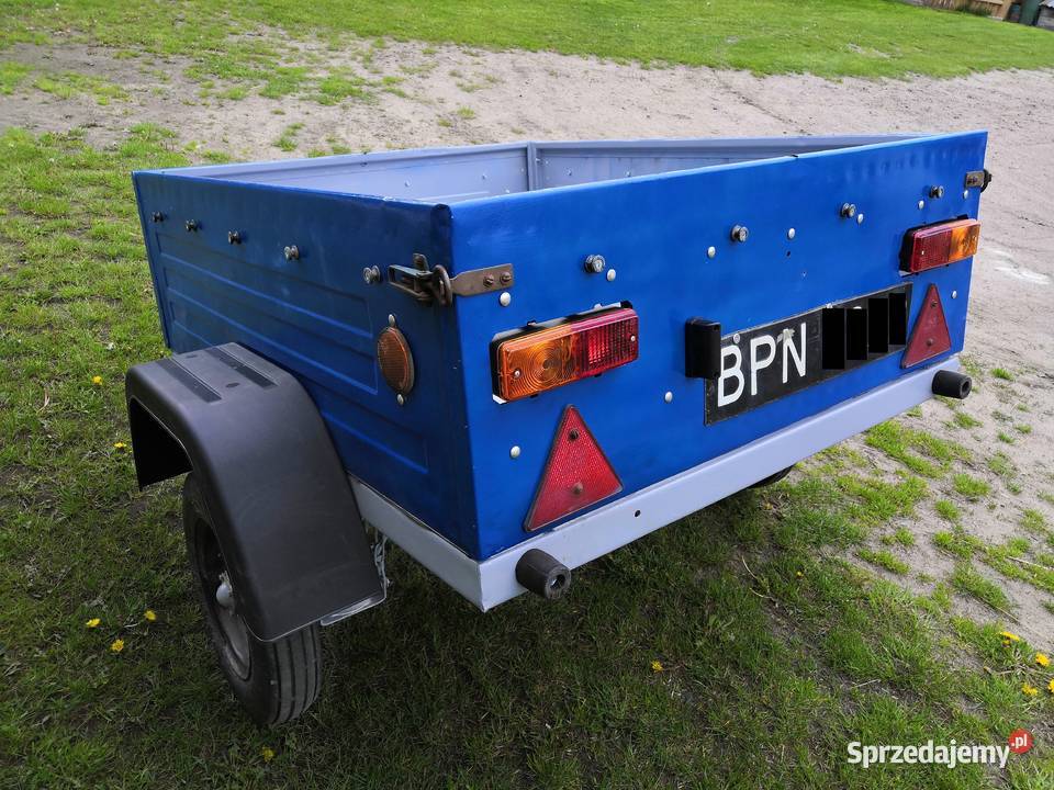 Przyczepka samochodowa zarejestrowana ruska rosyjska SAM Brzozowica