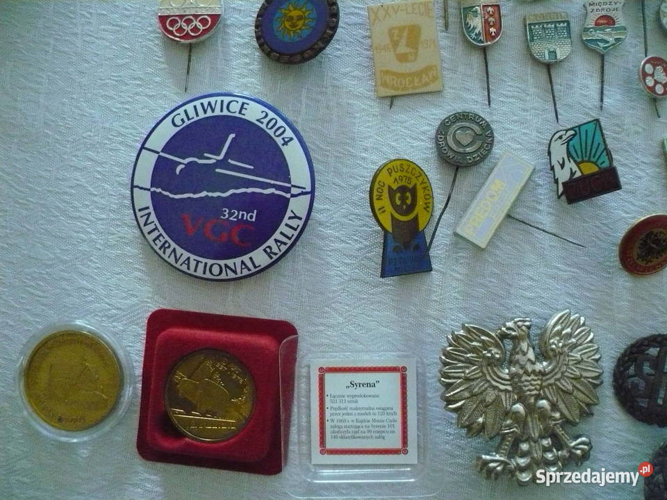 wpinki oznaki Wałbrzych sprzedam