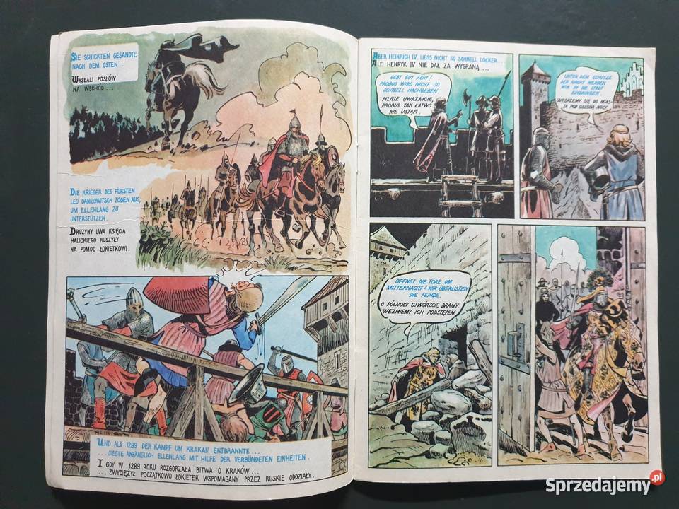 Władysław Łokietek Ladislaus Ellenlang komiks Gdynia