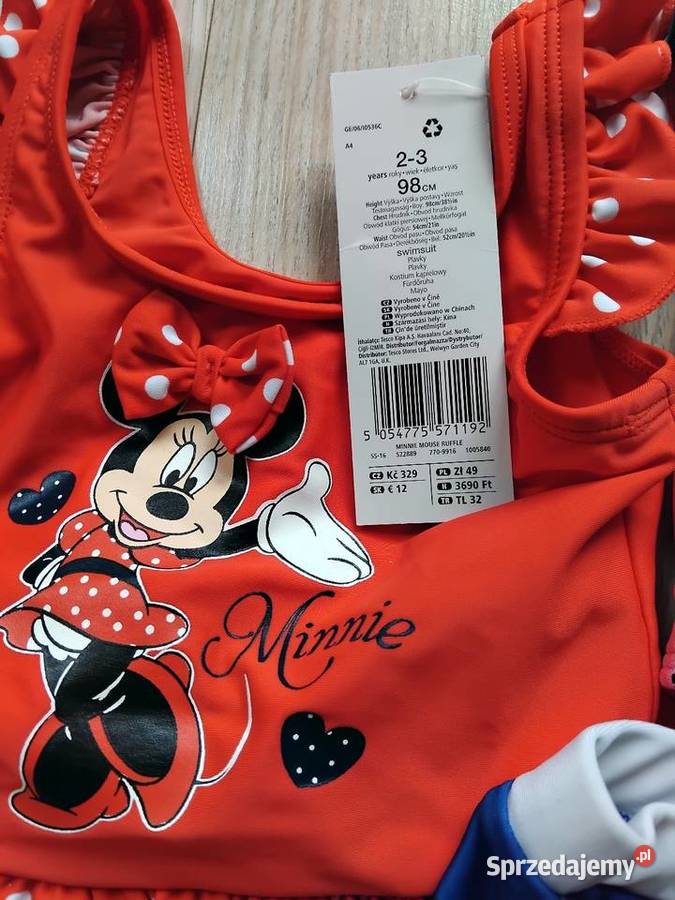 Nowy zestaw 16 sztuk 04 lata kąpielówki stroje Disney kujawsko-pomorskie sprzedam