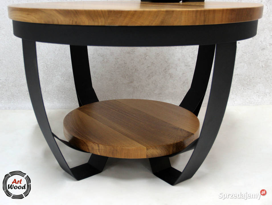 Stolik kawowy okrągły loft industrialny małopolskie
