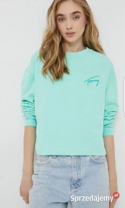 Tommy Hilfiger bluza oversize rozmiar XS kolorowy lubelskie Lublin