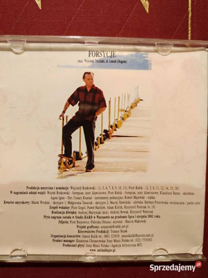 Płyta CD Twarze w lustrach Michał Bajor 2002 Płyty i kasety