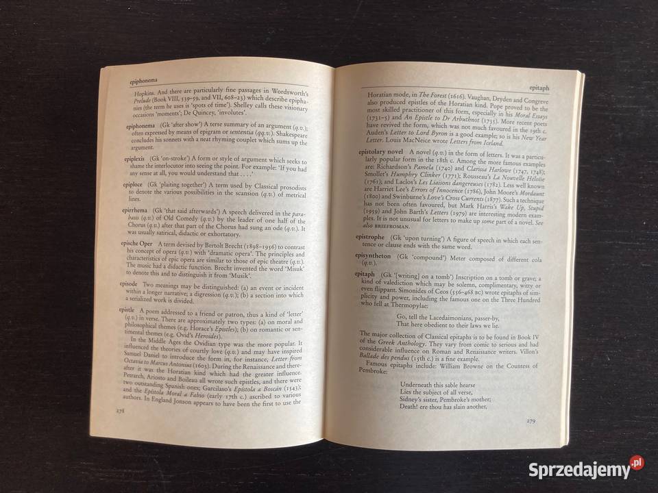 JA Cuddon Penguin Dictionary of Literary Terms Elbląg