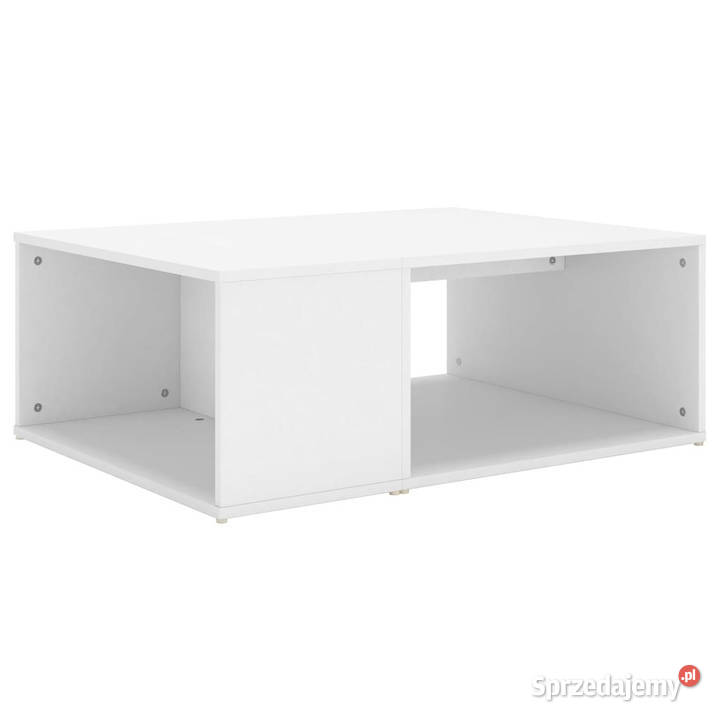 Stolik kawowy biały 90x67x33 materiał Warszawa