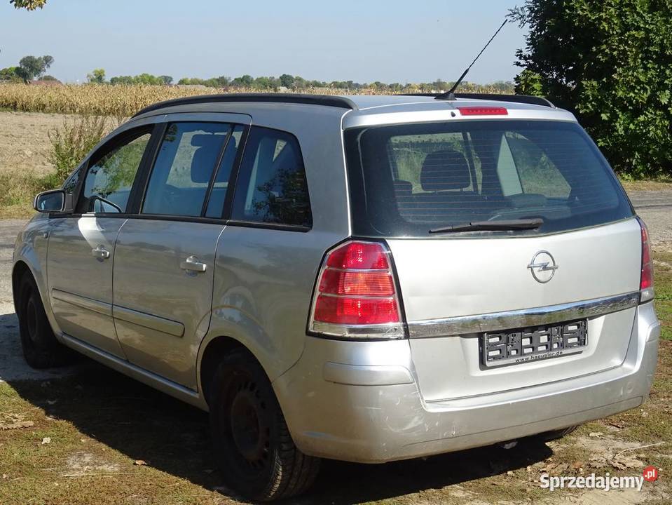 Drzwi szyba mechanizm podnośnik srebrne Zafira B Parcice