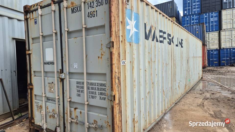Kontener morski magazyn 40hc Magazynowanie Kościerzyna