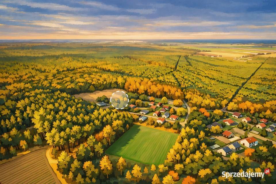 TUCZNO gm Pobiedziska DZIAŁKA BUDOWLANA gotowa kanalizacja